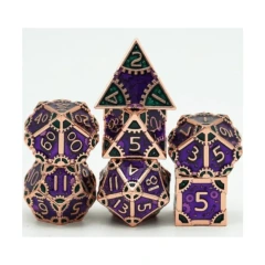SteamPunk Evil Queen RPG Metal Dice Set